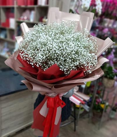 Букет цветов из: Гипсофила в Ершово
