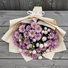 Букет цветов из:  Розы и Хризантемы в Ершово
