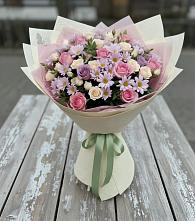 Букет цветов из:  Розы и Хризантемы в Ершово