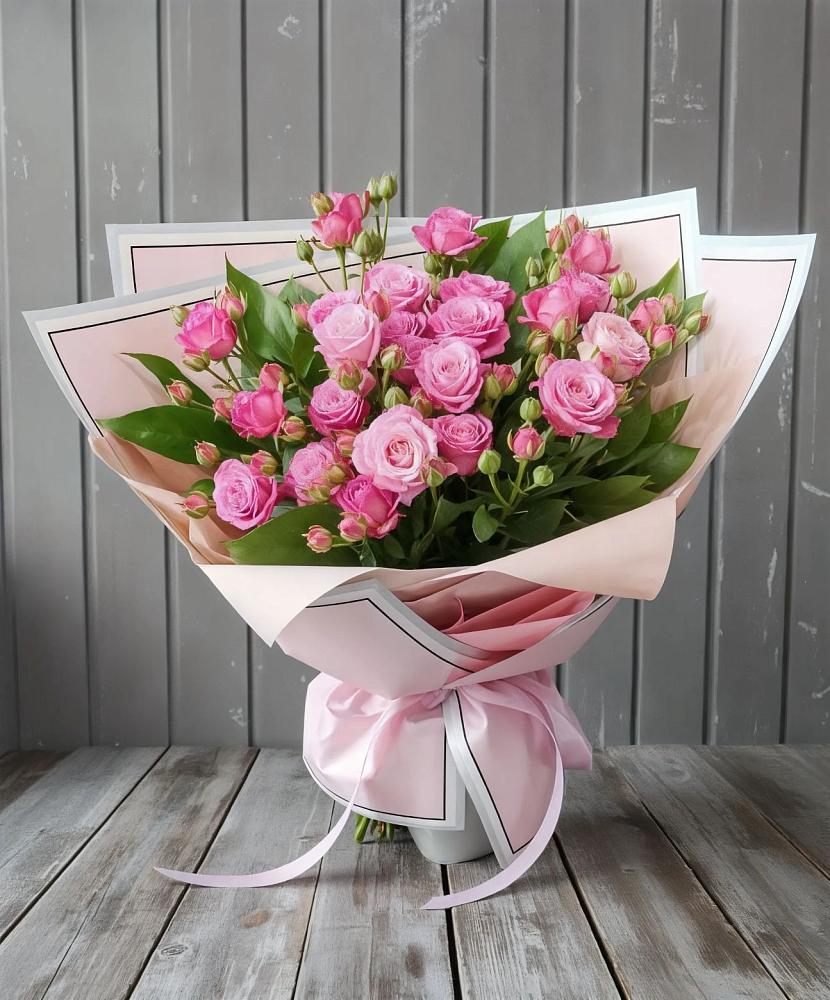 Букет Розовый кустик в Ершово