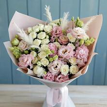 Букет цветов из:  Альстромерии и Розы в Ершово