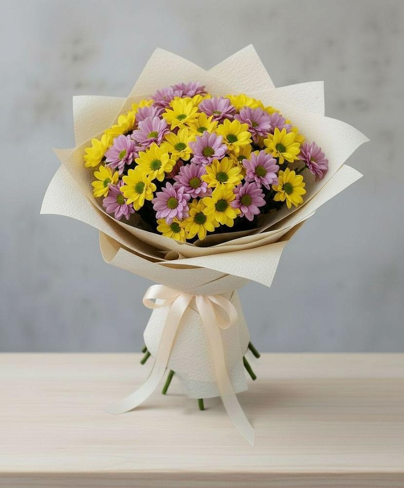 Букет цветов из: Хризантемы в Ершово